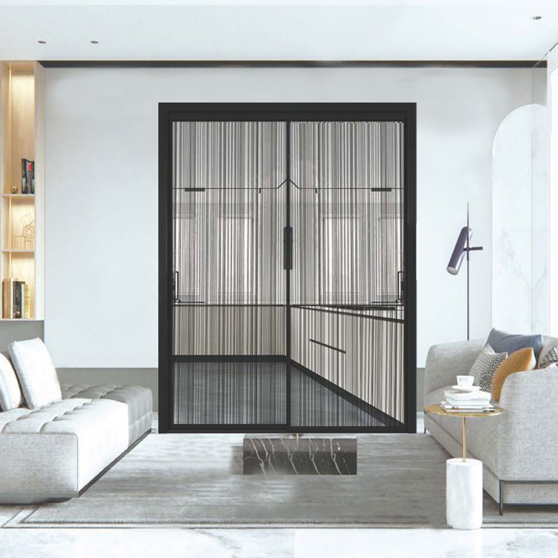 深棕咖啡色二轨四扇阳台门客厅铝合金吊趟门佛山厨房推拉门厂家诚招